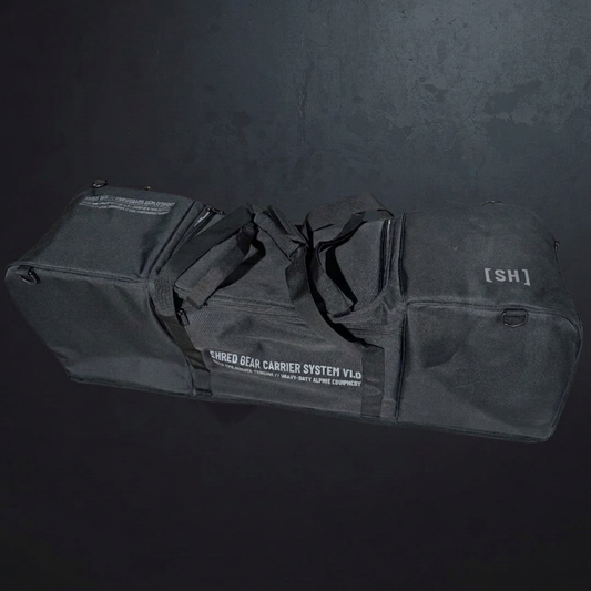 Shred Bag angled front view with photographer shadow removal