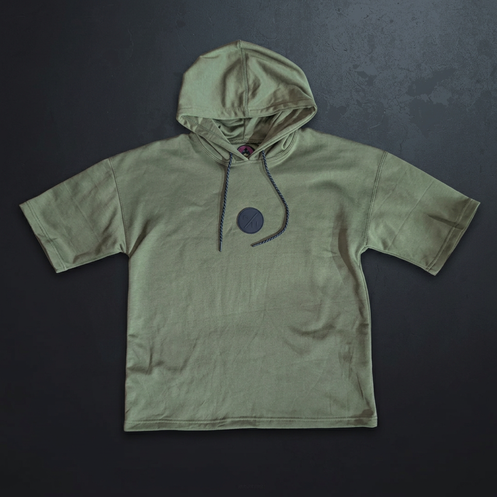 Army Green Shred Shirt angled front