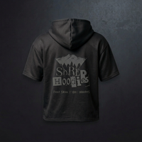 Black Shred Shirt 3D-style rear view