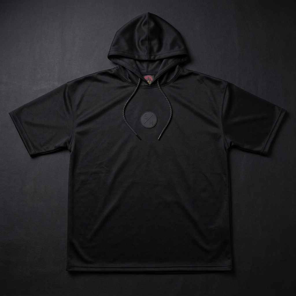 Black Shred Shirt angled front