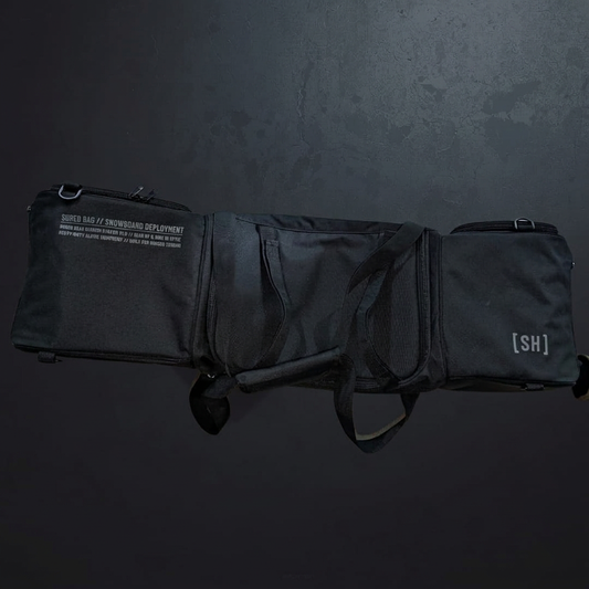 Shred Bag angled front view with photographer shadow removal